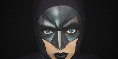 Make-up Batman [Sumber: Instagram]