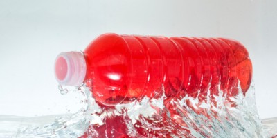 Red Bottled Drink