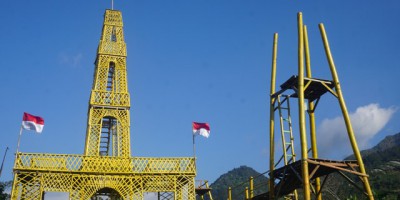 1609 Menara Eiffel KW di Lereng Merapi, Boyolali