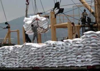 2.000 Ton Beras Impor Tertahan di Pelabuhan Tanjung Perak