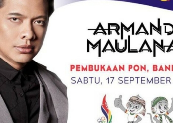 Armand Maulana meriahkan pembukaan PON 2016