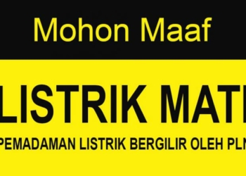 Aduuh…Sabtu ini dan Senin depan Mati Listrik Lagi
