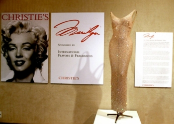 INFO HIBURAN: Gaun Bertabur 2.500 Berlian Milik Marilyn Monroe Pecahkan Rekor
