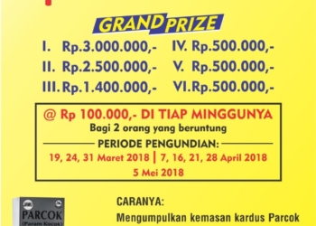 Undian Berhadiah dari Air Mancur Parcok (Param Kocok)