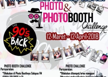 12 Maret – 12 April 2018 – PHOTO And PHOTO BOTH CHALLENGE HUT 14 th Solopos FM