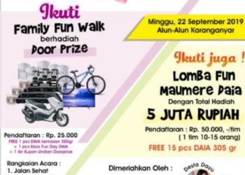 Yuuk, Ikut Jalan Santai di FUN DAY DAIA!