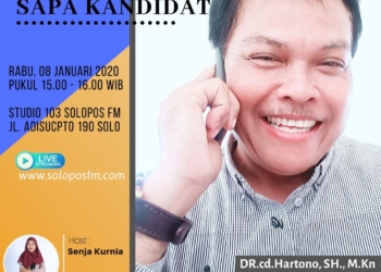Sapa Kandidat, Hartono, Bakal Calon Bupati Wonogiri Periode 2020-2024