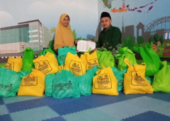 Muhammadiyah Kebakkramat Distribusikan 205 Paket Sembako