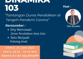 Dinamika : Tantangan Dunia Pendidikan di Tengah Pandemi Corona