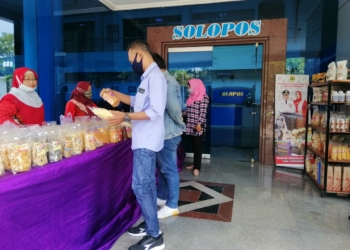 Pameran UKM Sukoharjo Binaan Disdagkop Sukoharjo di Griya Solopos