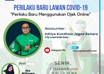 Program Perilaku Baru Lawan Covid-19 Solopos FM : Perilaku Baru Menggunakan Ojek Online