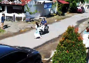 Viral, Lari karena Takut Gempa, Mahasiswi Cantik di Mamuju Ditabrak Motor