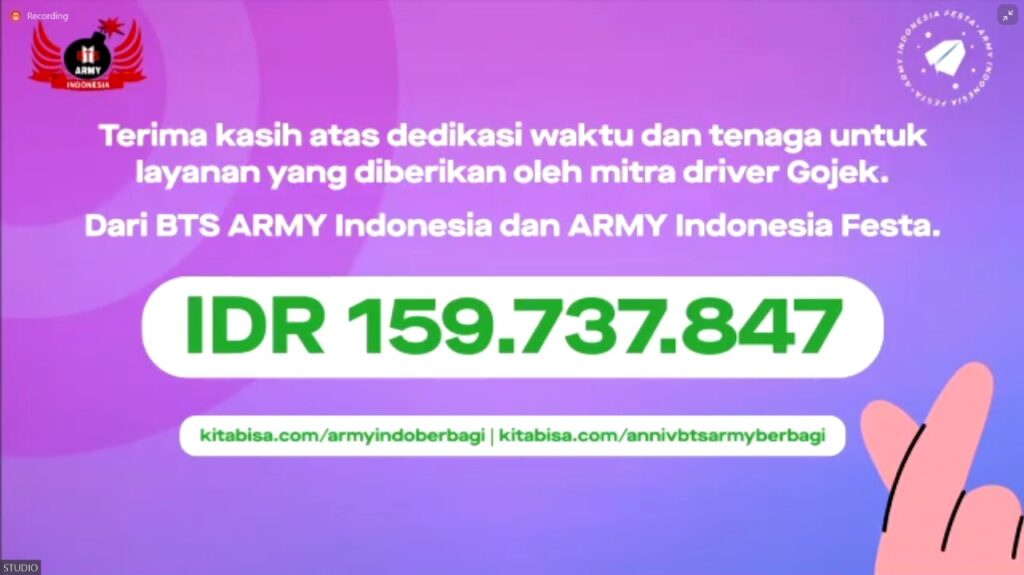 bts army gojek