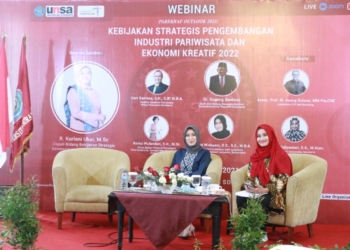 Dies Natalis Ke-23, Universitas Surakarta Gelar Webinar Parekraf Outlook 2022