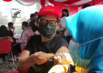 Jogja Bay Gelar 1000 Vaksinasi Booster Pfizer