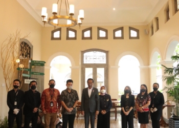 Ini Moment Makan Siang Jokowi di Canting Londo Solia Zigna Solo