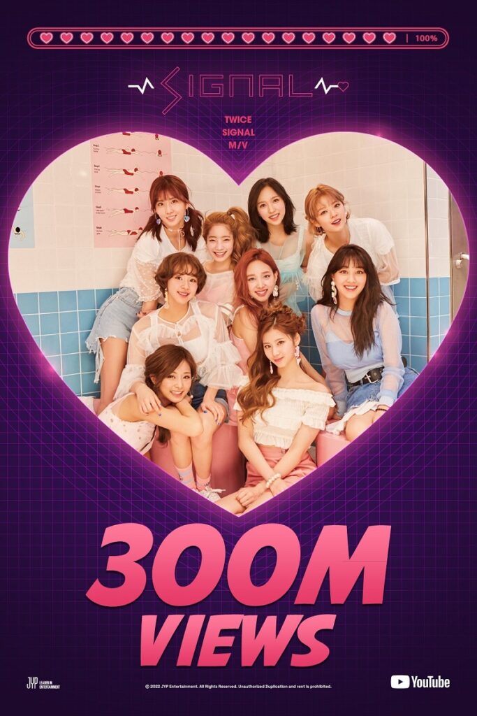 MV TWICE "SIGNAL" Mencapai 300 Juta Tayangan