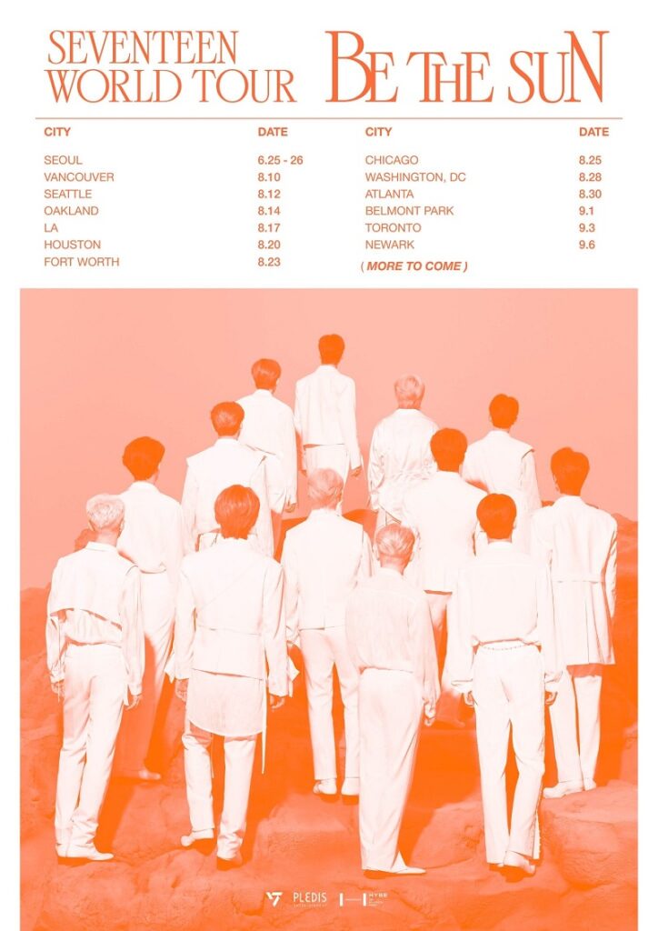 SEVENTEEN Akan Melangsungkan Tur Dunia 2022 “BE THE SUN”