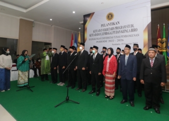 Universitas Tunas Pembangunan Lantik 24 Pejabat Kampus Periode 2022-2026