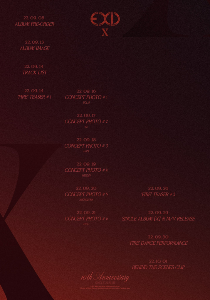 jadwal comeback EXID (soompi.com)