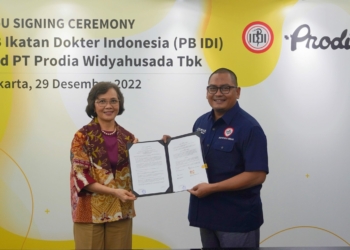 Perkuat Kemitraan Promosi Paradigma Kesehatan, Prodia Jalin Kerjasama Dengan PB IDI