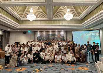 Para Staff beserta Keluarga di Acara Halalbihalal Akbar Swiss-Belinn Saripetojo