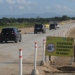Pengemudi melintasi jalan tol fungsional Solo-Yogyakarta di Sawit, Boyolali, Jawa Tengah, Sabtu (15/4/2023).