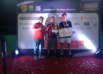 Ini Pemenang Turnamen Badminton Pesona Langenharjo 2023