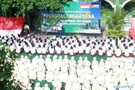 Ribuan Siswa Sragen Dukung Palestina