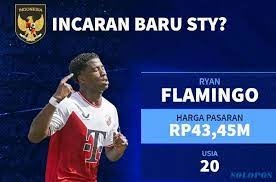 Mengenal Ryan Flamingo, Pemain Keturunan Indonesia Incaran Shin Tae-Yong