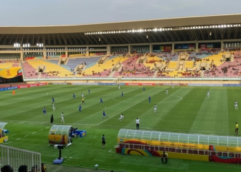 Laga Piala Dunia U17 saat dimainkan di Stadion Manahan Solo