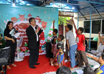 Berbagi Suka Cita, Lorin Solo Hotel Rayakan Natal di Panti Asuhan