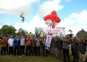 Jelang Masa Tenang, Bawaslu Klaten Gelar Apel Siaga Pengawasan Pemilu 2024