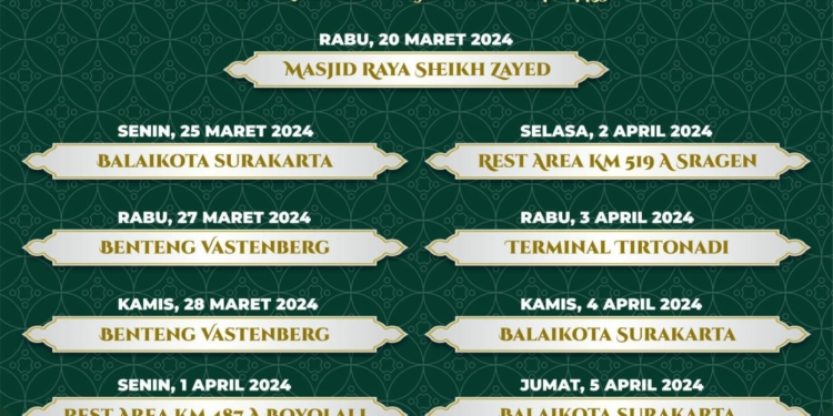 Cek, Ini Jadwal dan Lokasi Penukaran Uang Baru Lebaran di Solo