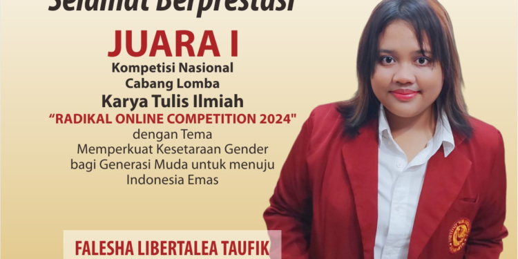 Mahasiswa ISI Juara I Lomba Karya Tulis “National Radikal Online Competitions”