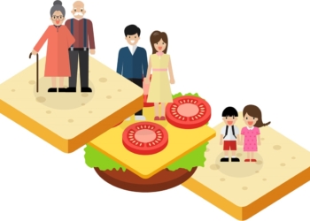 Jadi Generasi Sandwich, Bener Bakalan Susah Kaya? Cek Yuk!