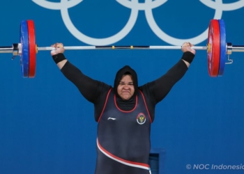 Atlet Angkat Besi Nurul Akmal