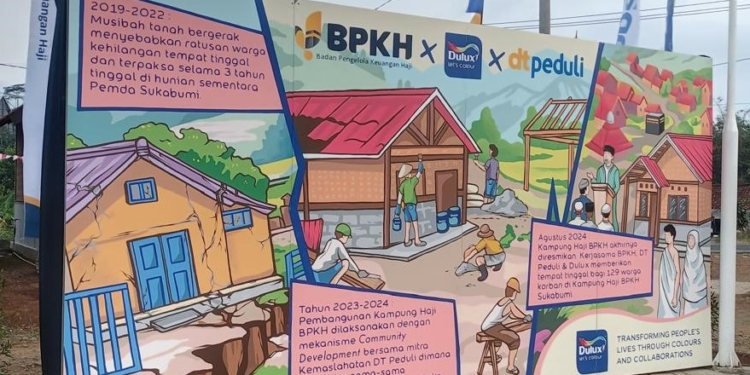 Lewat Program CSR Let’s Colour, AkzoNobel Warnai Kampung Haji BPKH