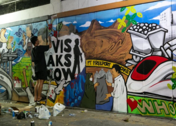 Seni Mural di Jalan Slamet Riyadi adalah Karya Anak Muda Solo untuk Menyambut Kepulangan Jokowi