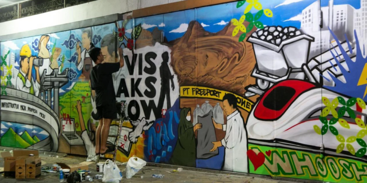 Seni Mural di Jalan Slamet Riyadi adalah Karya Anak Muda Solo untuk Menyambut Kepulangan Jokowi